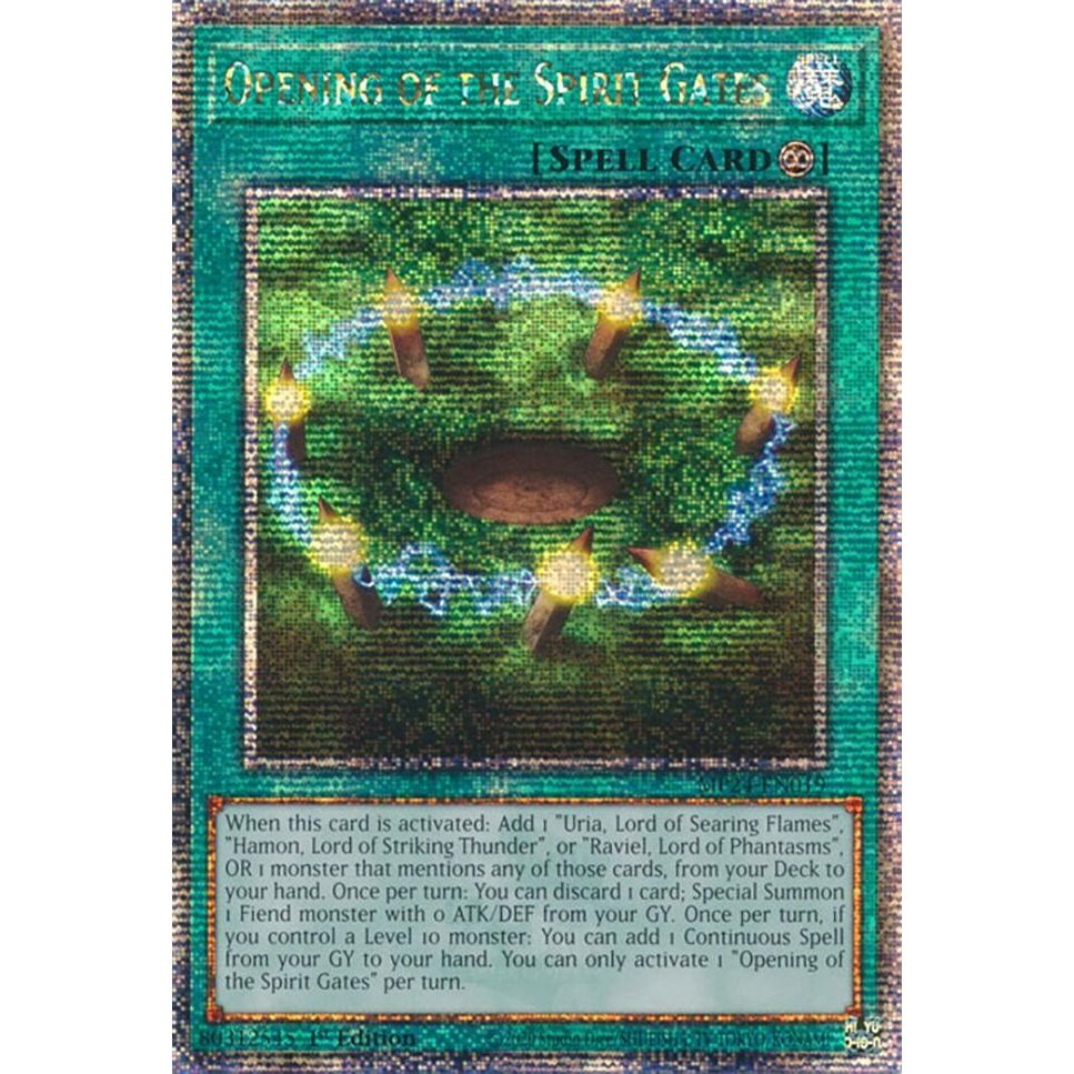 Image for Opening of the Spirit Gates (Quarter Century Secret Rare) (MP24-EN019) - YuGiOh