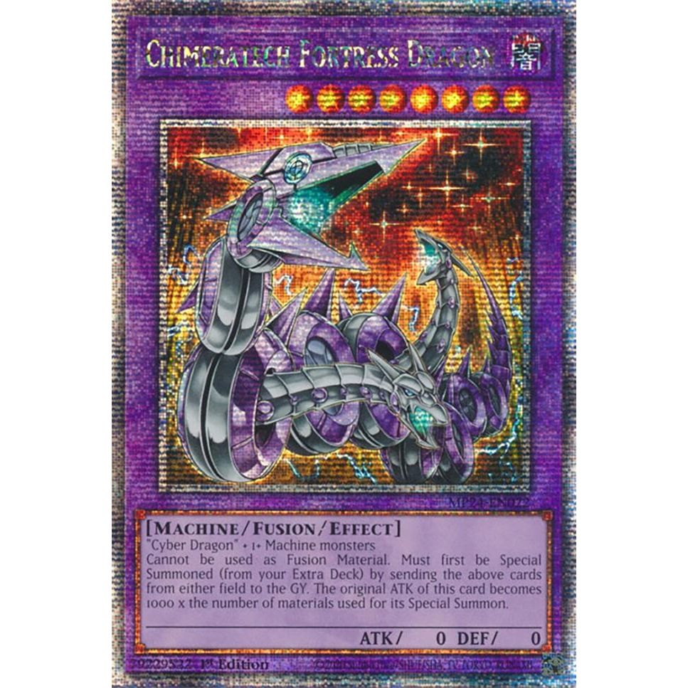 Image for Chimeratech Fortress Dragon (Quarter Century Secret Rare) (MP24-EN022) - YuGiOh