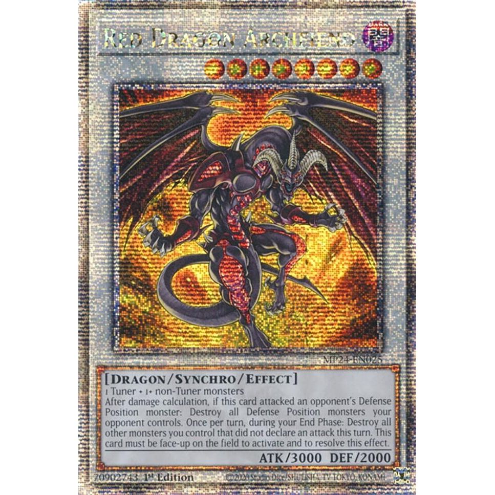 Image for Red Dragon Archfiend (Quarter Century Secret Rare) (MP24-EN025) - YuGiOh