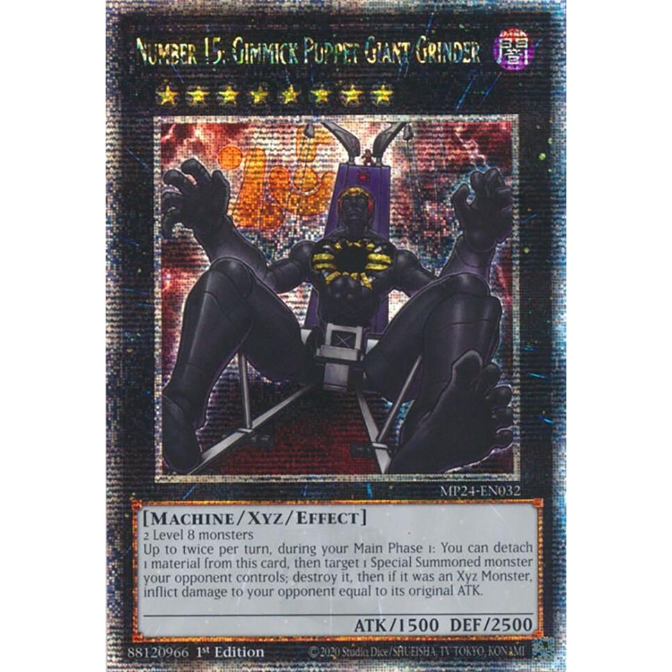Image for Number 15: Gimmick Puppet Giant Grinder (Quarter Century Secret Rare) (MP24-EN032) - YuGiOh