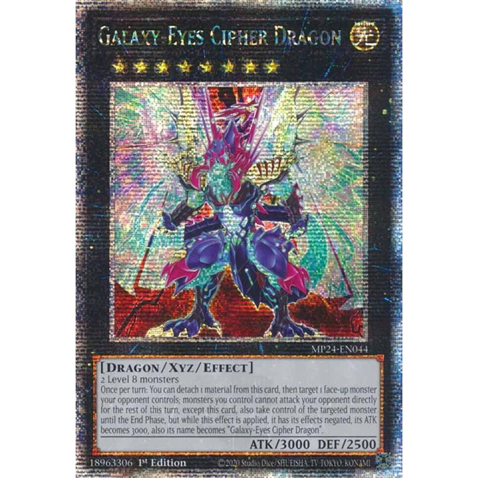 Image for Galaxy-Eyes Cipher Dragon (Quarter Century Secret Rare) (MP24-EN044) - YuGiOh