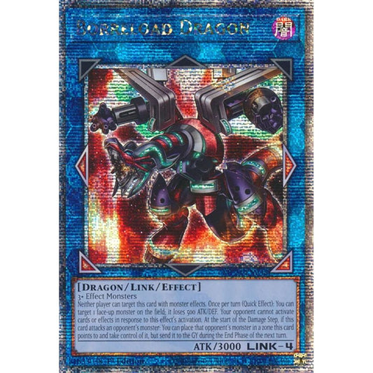 Image for Borreload Dragon (Alternate Art) (Quarter Century Secret Rare) (MP24-EN048) - YuGiOh