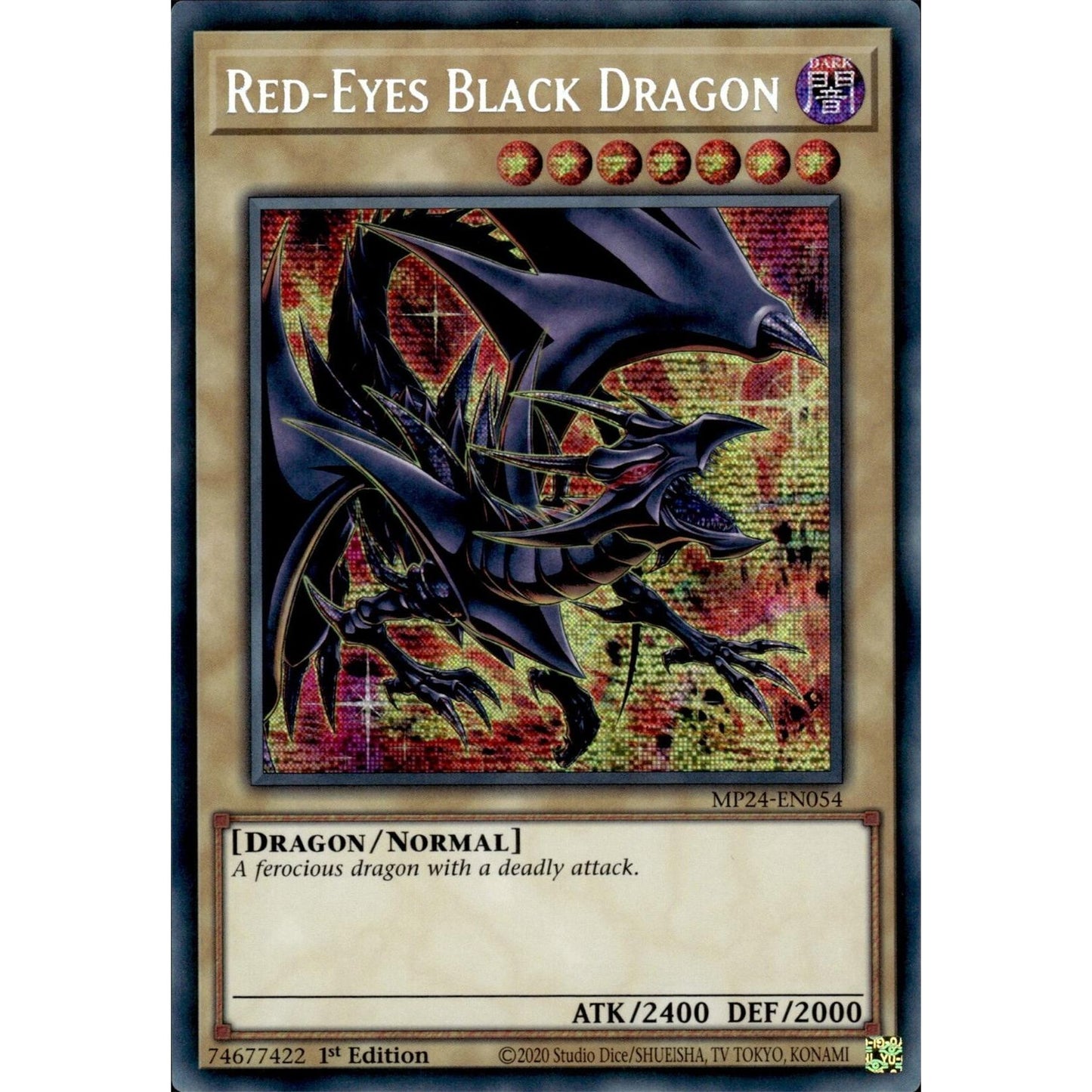 Image for Red-Eyes Black Dragon (Alternate Art) (MP24-EN054) - YuGiOh