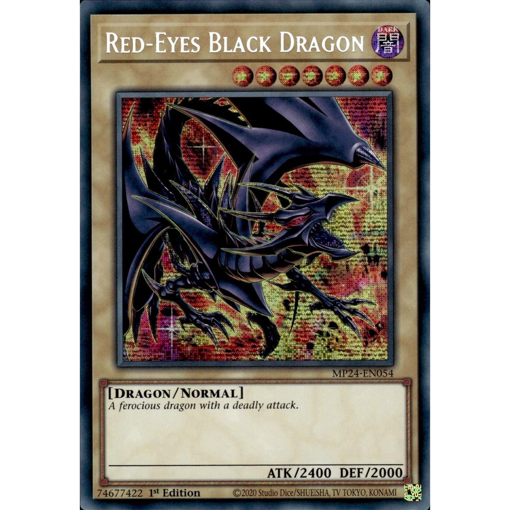 Image for Red-Eyes Black Dragon (Alternate Art) (MP24-EN054) - YuGiOh