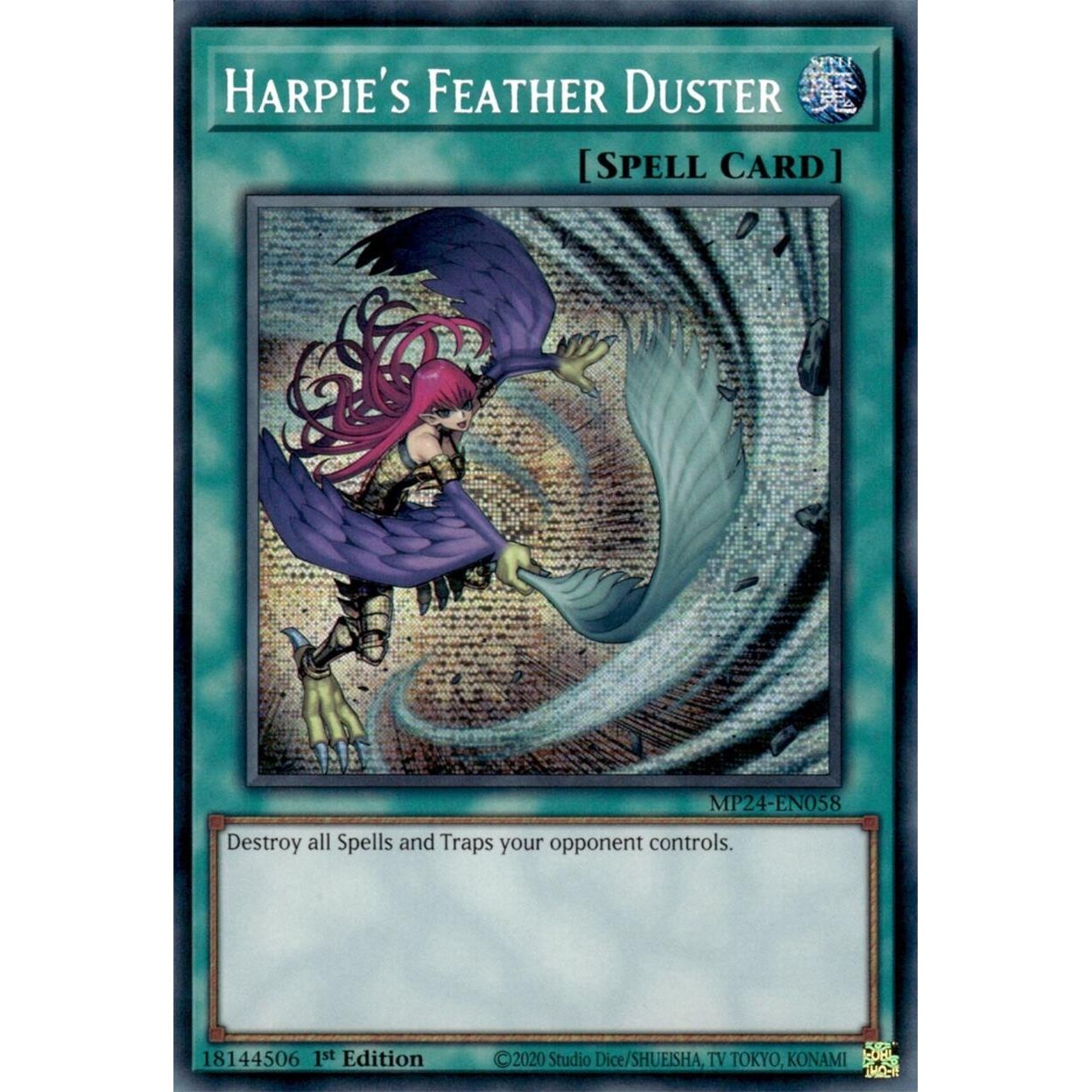 Image for Harpie's Feather Duster (Alternate Art) (MP24-EN058) - YuGiOh