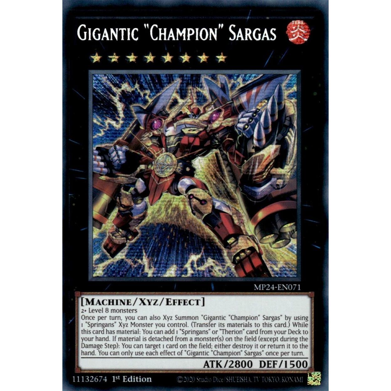 Image for Gigantic "Champion" Sargas (MP24-EN071) - YuGiOh