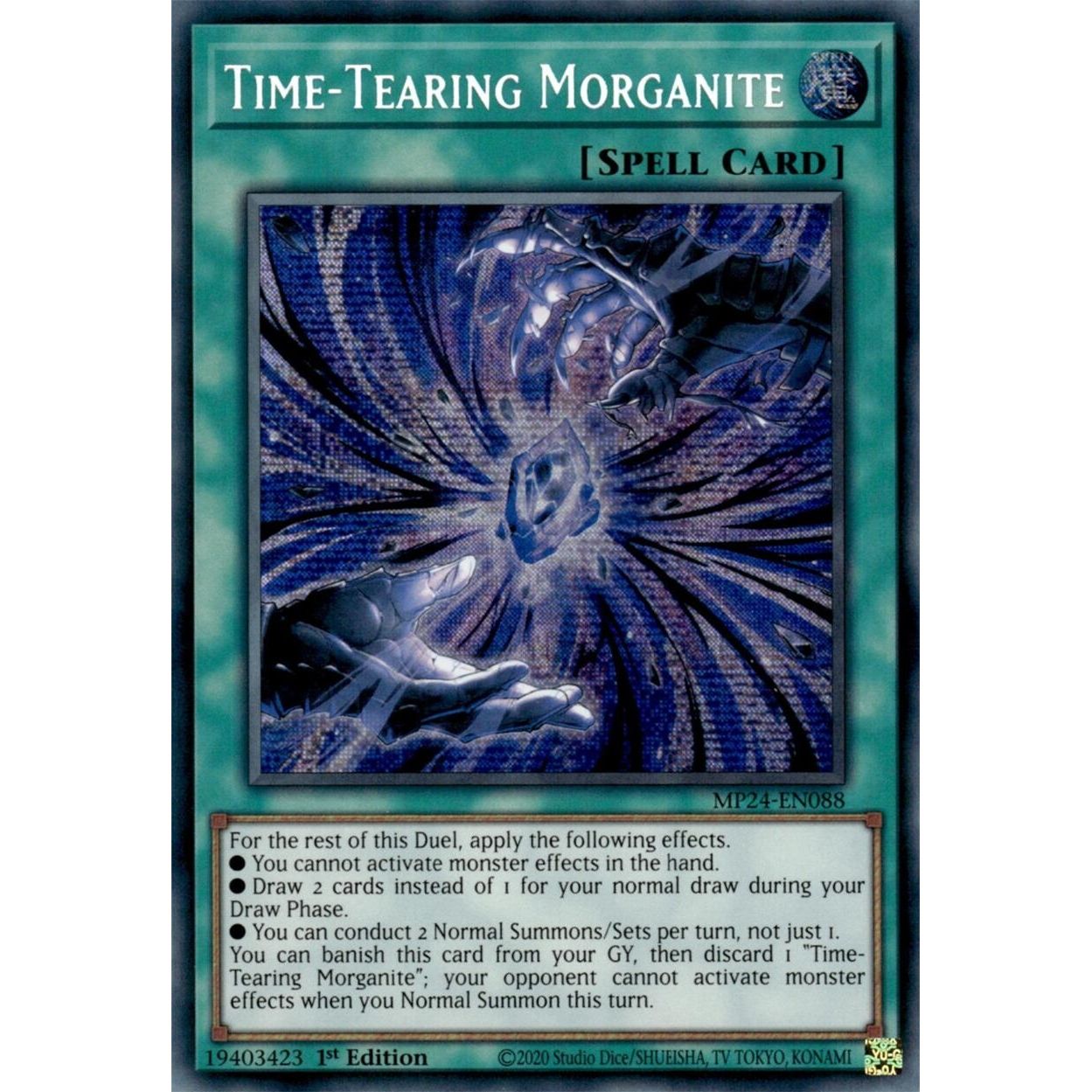 Image for Time-Tearing Morganite (MP24-EN088) - YuGiOh
