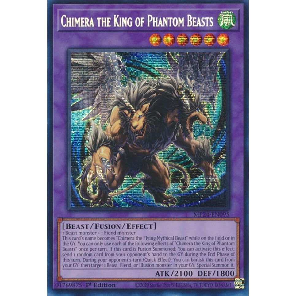 Image for Chimera the King of Phantom Beasts (MP24-EN095) - YuGiOh
