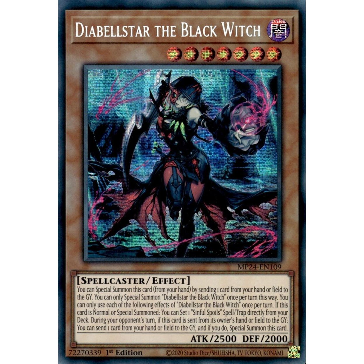 Image for Diabellstar the Black Witch (MP24-EN109) - YuGiOh