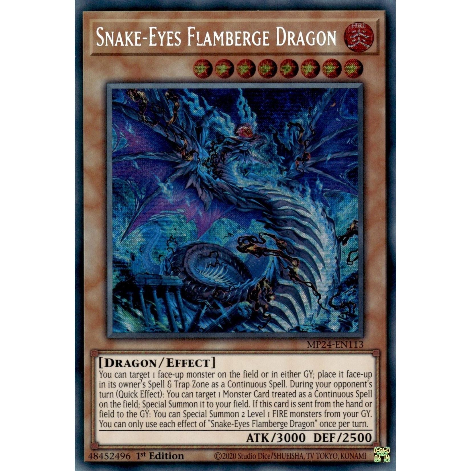 Image for Snake-Eyes Flamberge Dragon (MP24-EN113) - YuGiOh