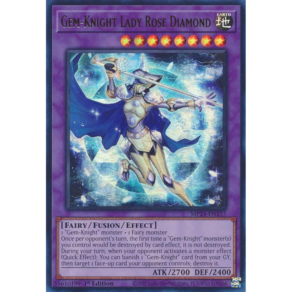Image for Gem-Knight Lady Rose Diamond (MP24-EN157) - YuGiOh