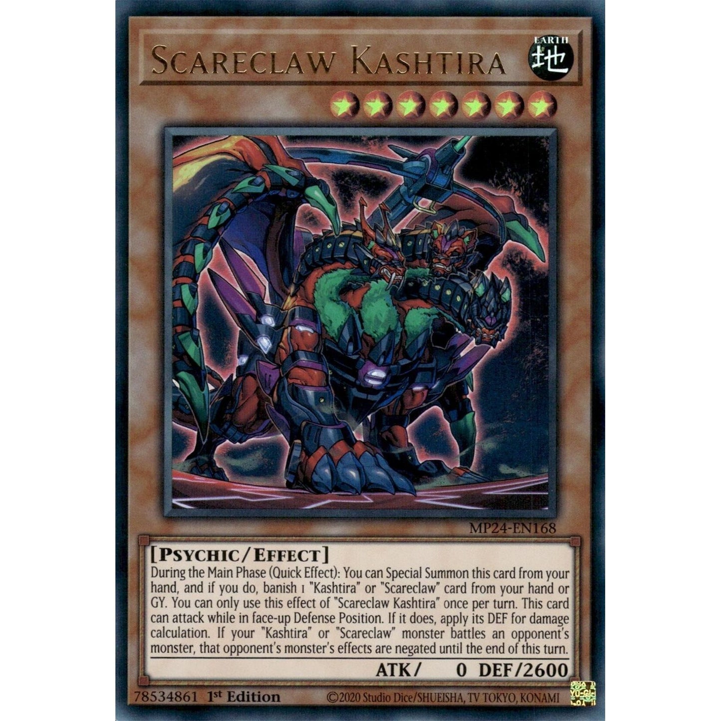 Image for Scareclaw Kashtira (MP24-EN168) - YuGiOh