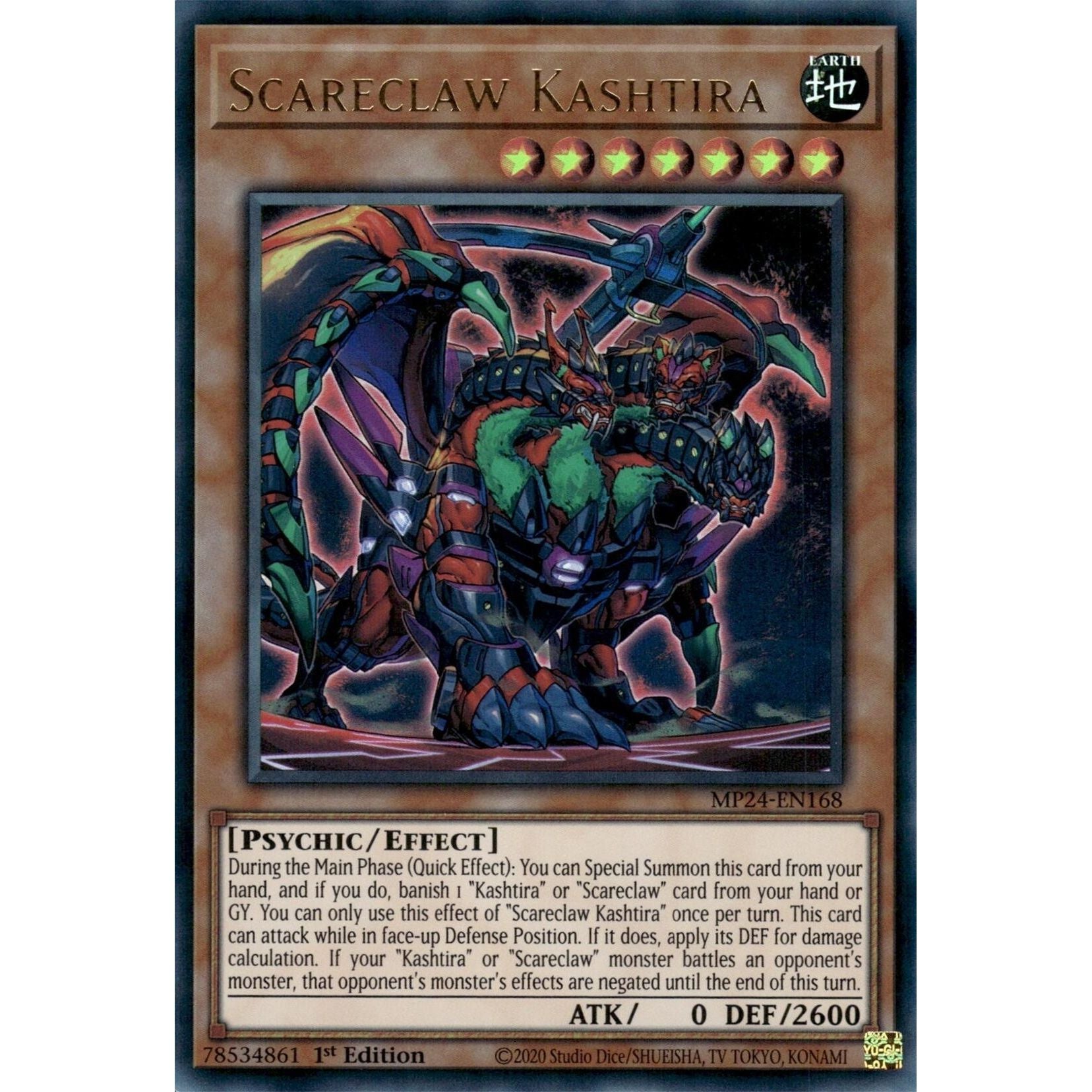 Image for Scareclaw Kashtira (MP24-EN168) - YuGiOh