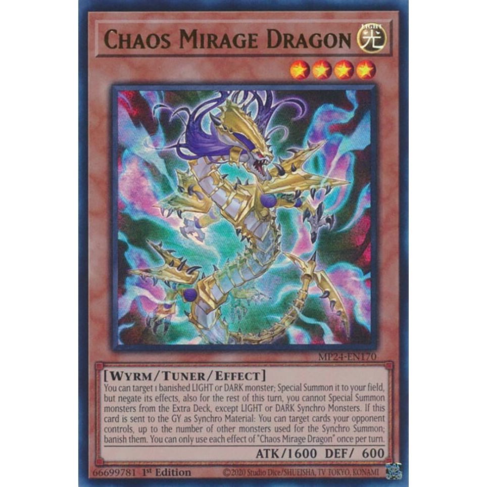 Image for Chaos Mirage Dragon (MP24-EN170) - YuGiOh