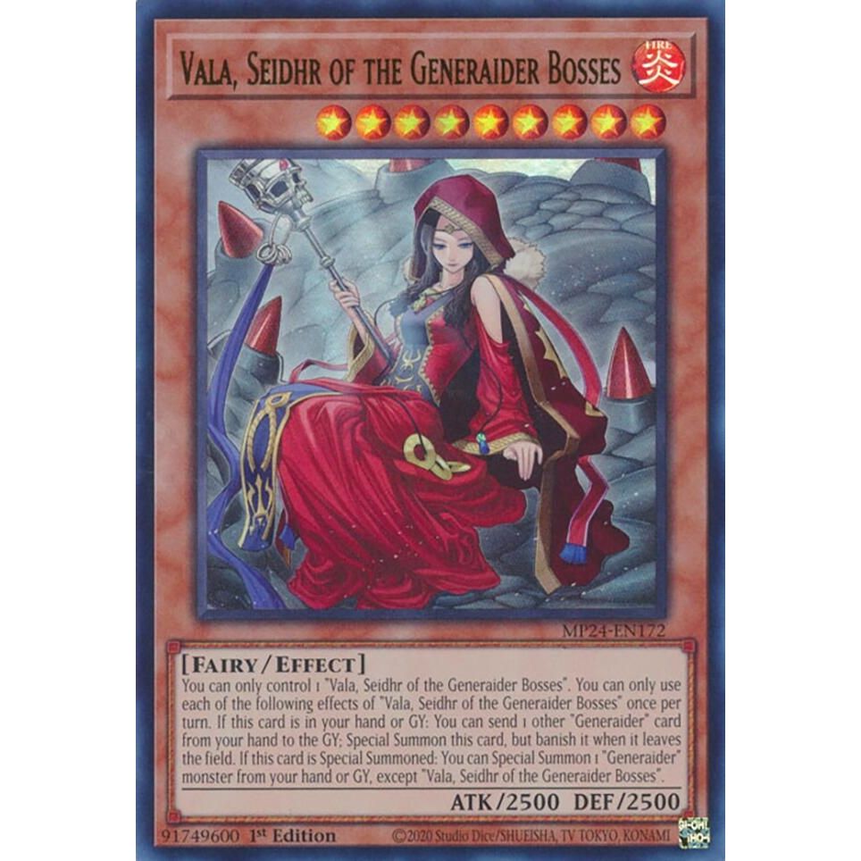 Image for Vala, Seidhr of the Generaider Bosses (MP24-EN172) - YuGiOh