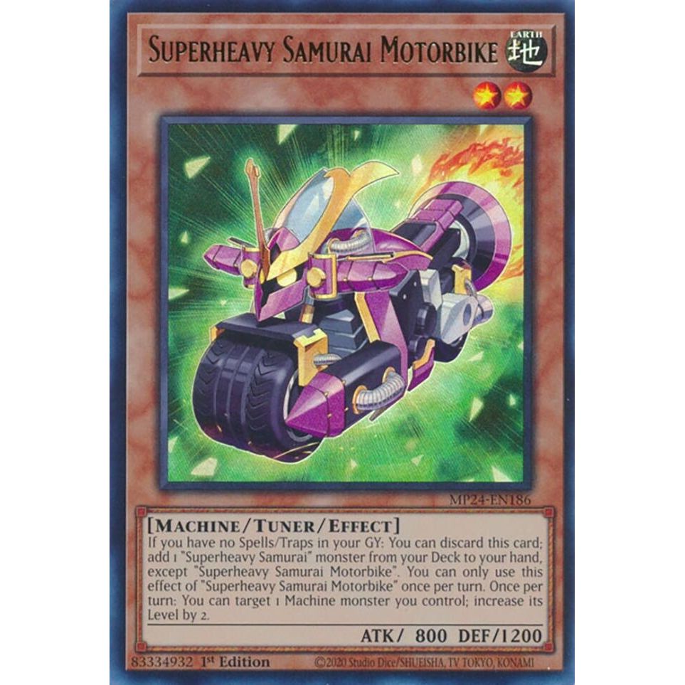 Image for Superheavy Samurai Motorbike (MP24-EN186) - YuGiOh