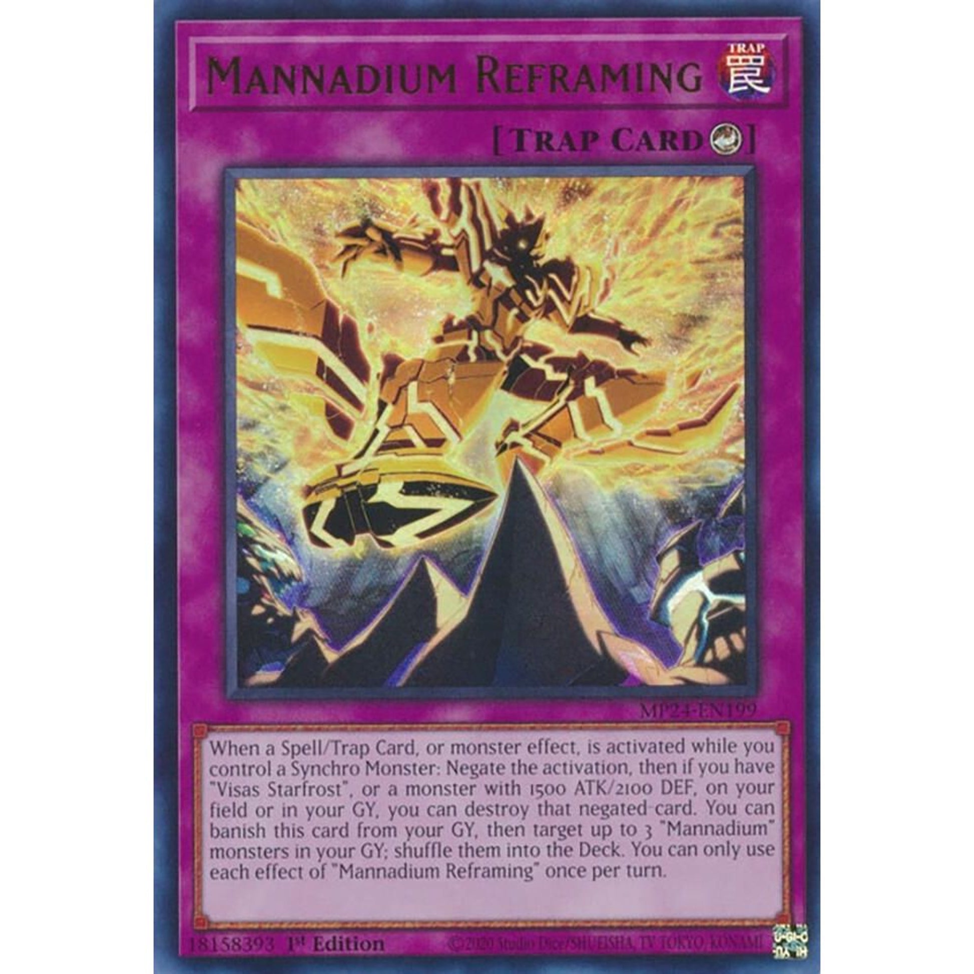 Image for Mannadium Reframing (MP24-EN199) - YuGiOh