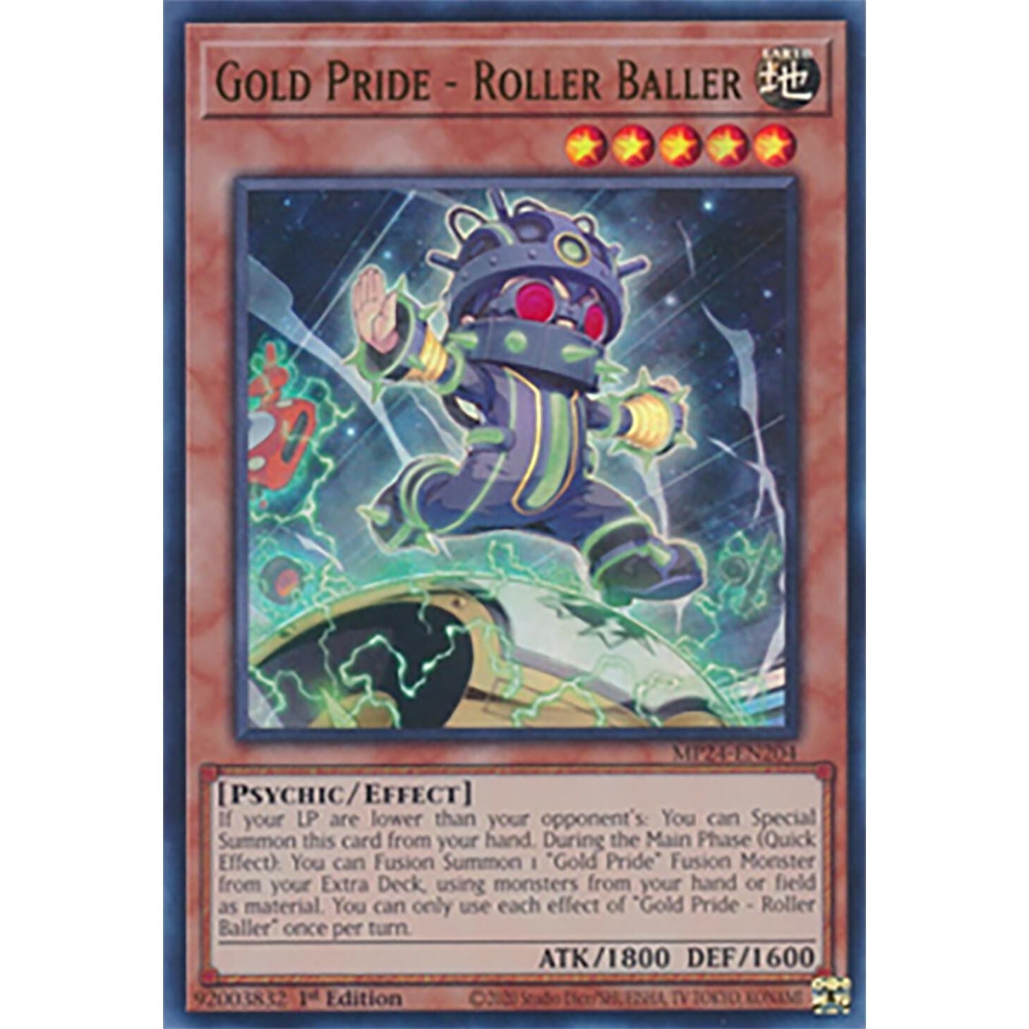 Image for Gold Pride - Roller Baller (MP24-EN204) - YuGiOh