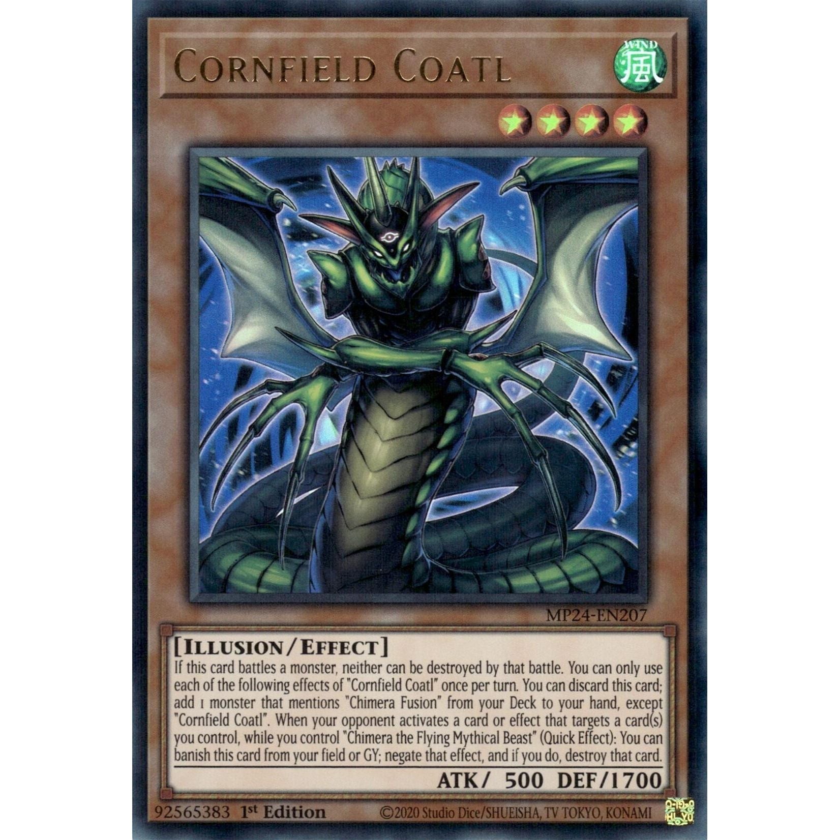 Image for Cornfield Coatl (MP24-EN207) - YuGiOh
