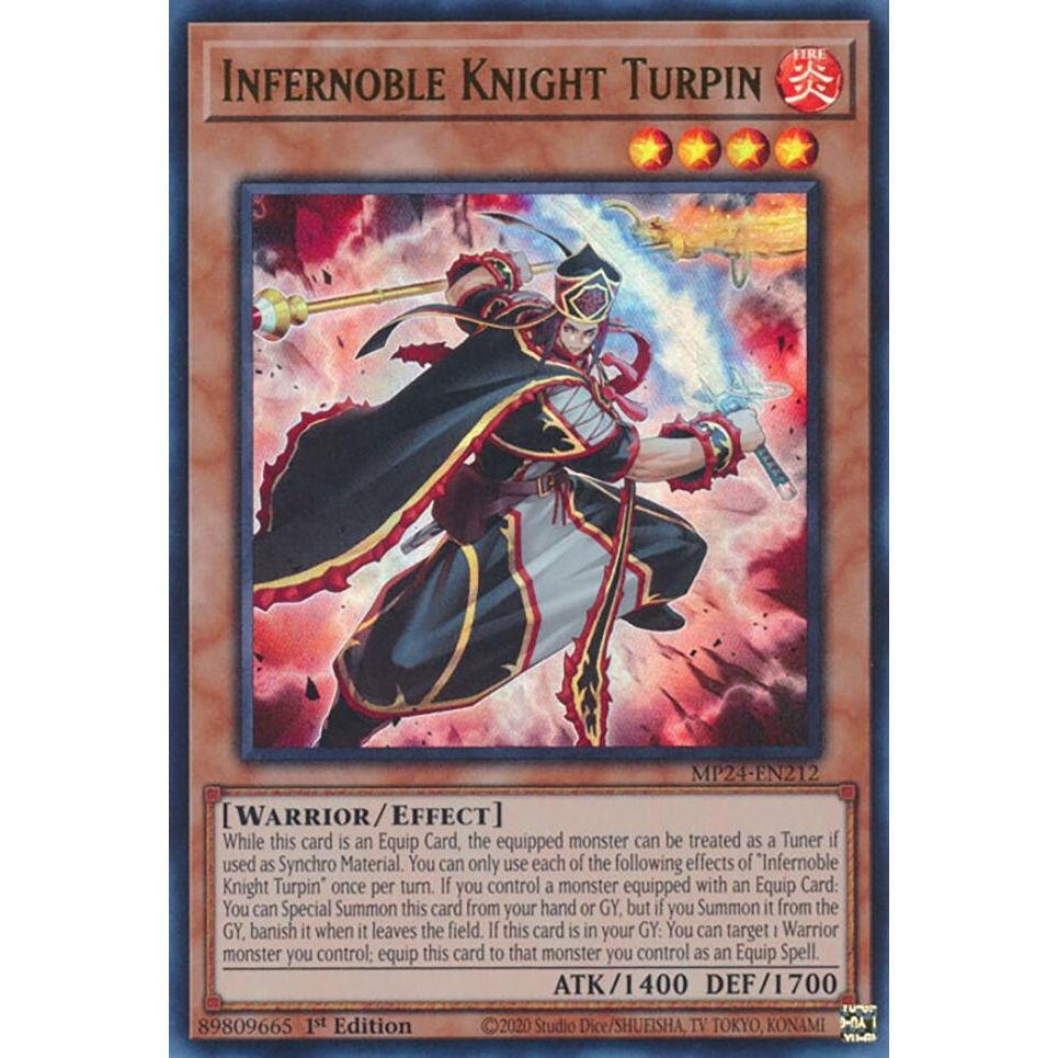 Image for Infernoble Knight Turpin (MP24-EN212) - YuGiOh