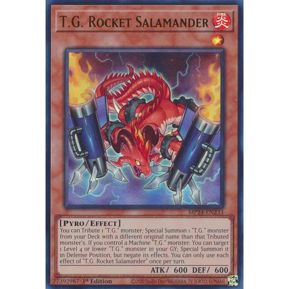 Image for T.G. Rocket Salamander (MP24-EN233) - YuGiOh