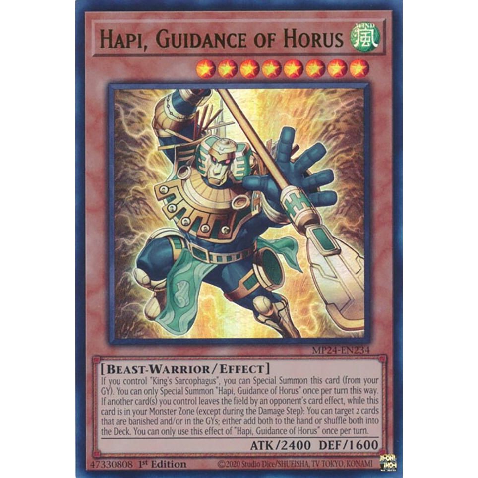 Image for Hapi, Guidance of Horus (MP24-EN234) - YuGiOh