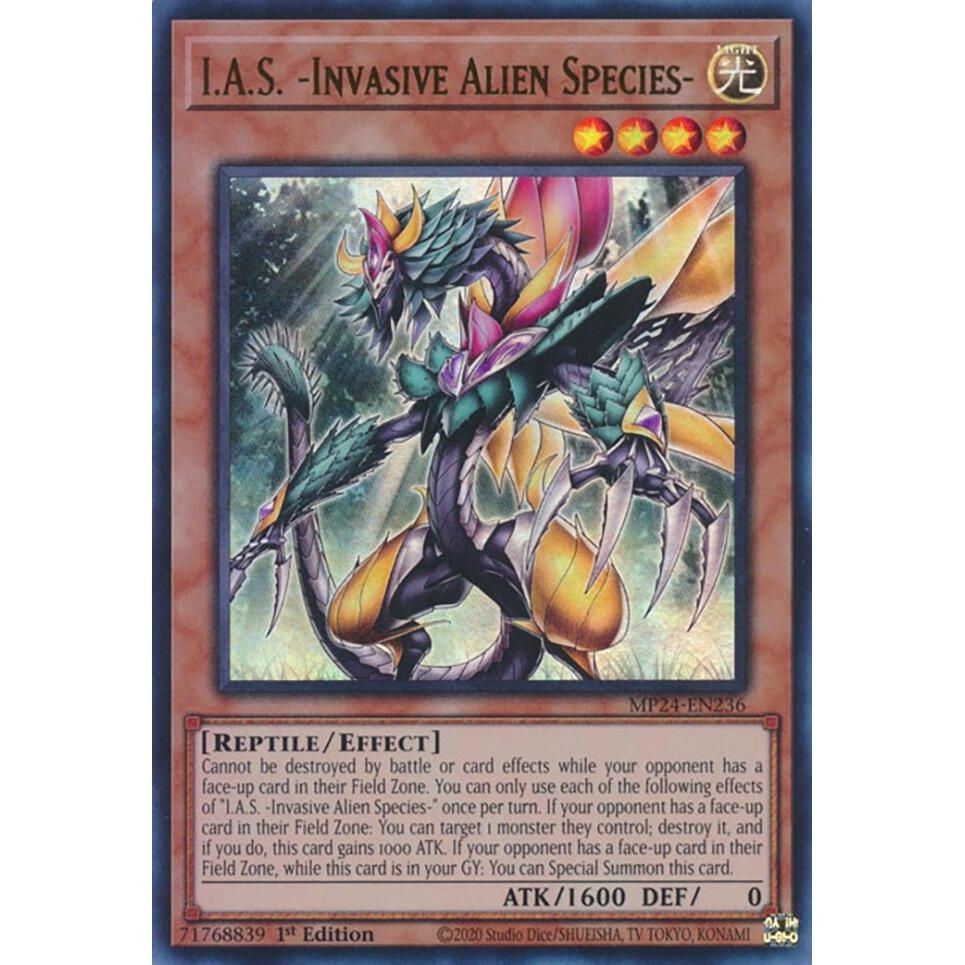 Image for I.A.S. -Invasive Alien Species- (MP24-EN236) - YuGiOh