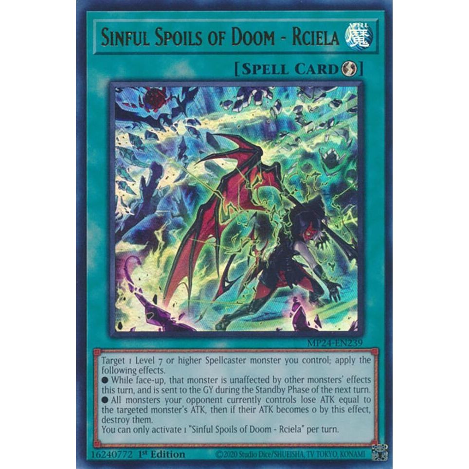 Image for Sinful Spoils of Doom - Rciela (MP24-EN239) - YuGiOh