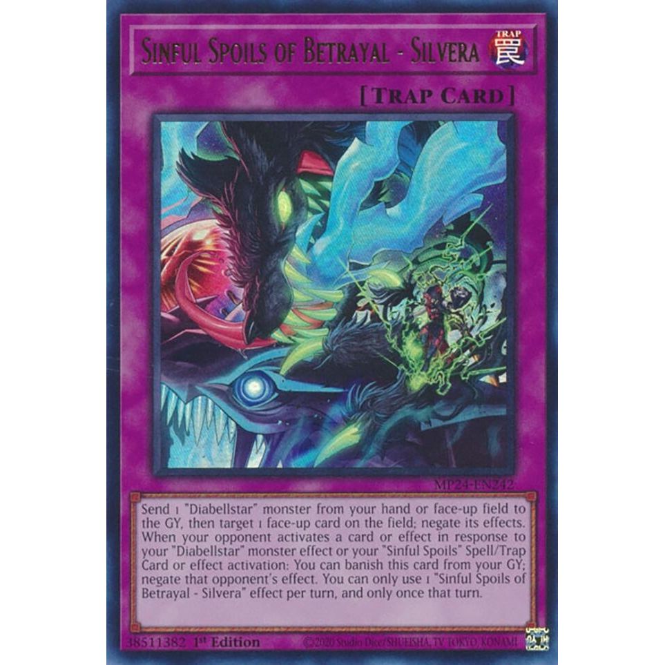 Image for Sinful Spoils of Betrayal - Silvera (MP24-EN242) - YuGiOh