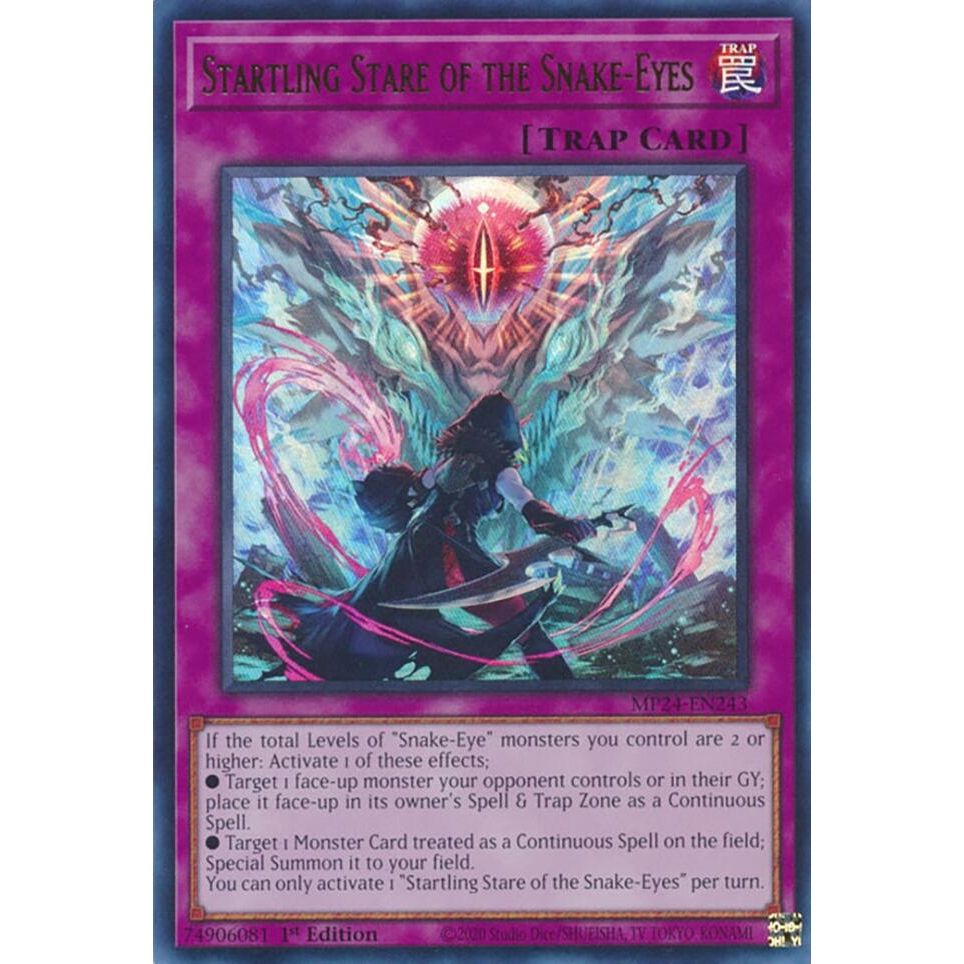 Image for Startling Stare of the Snake-Eyes (MP24-EN243) - YuGiOh