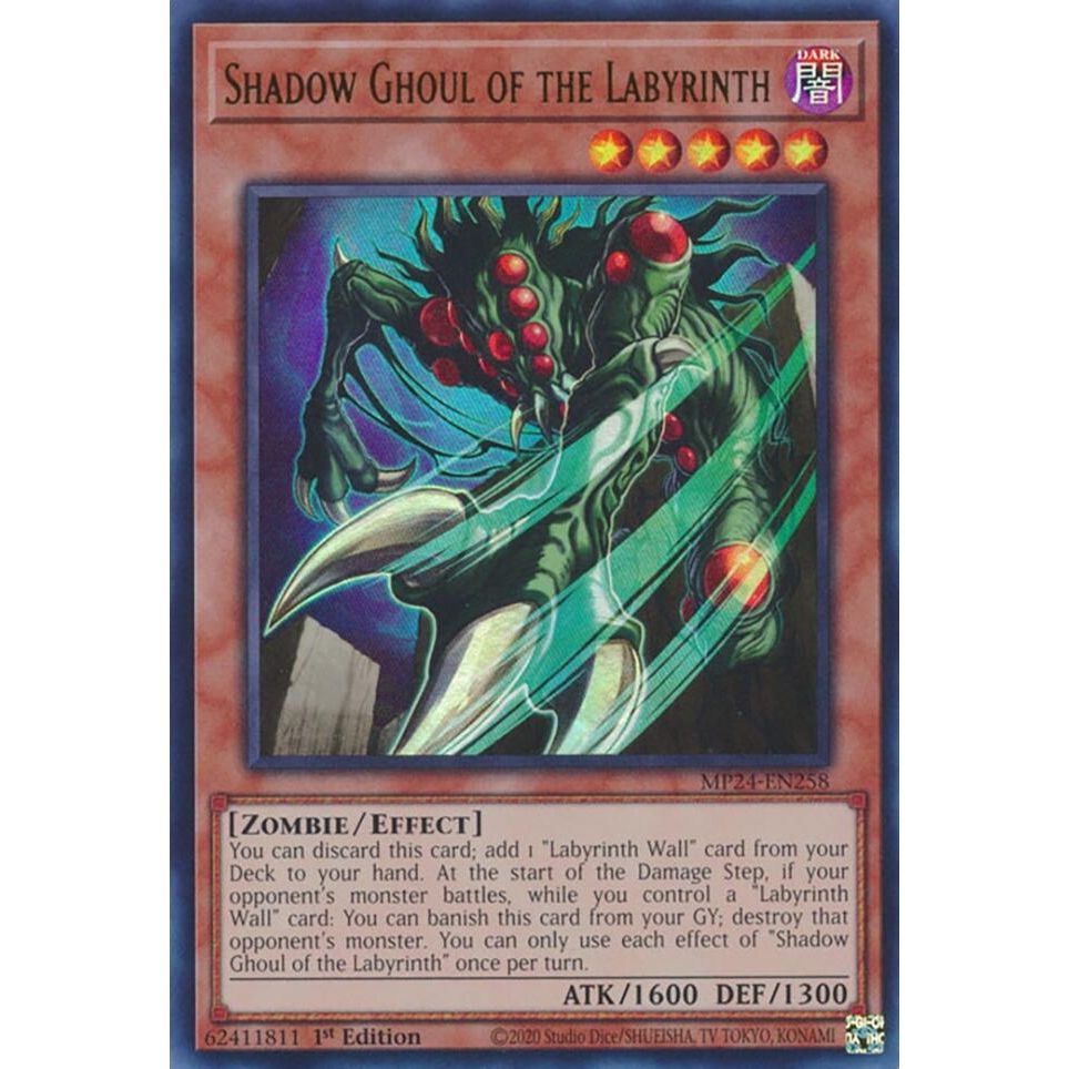 Image for Shadow Ghoul of the Labyrinth (MP24-EN258) - YuGiOh