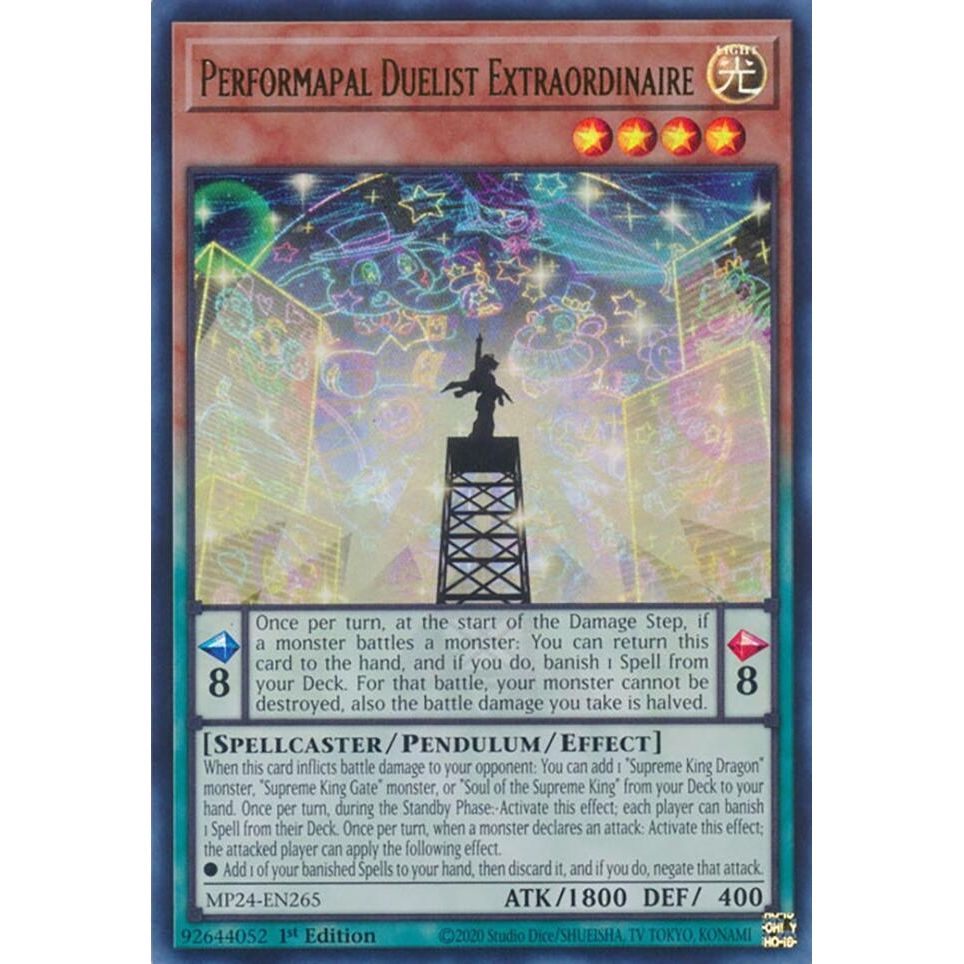 Image for Performapal Duelist Extraordinaire (MP24-EN265) - YuGiOh