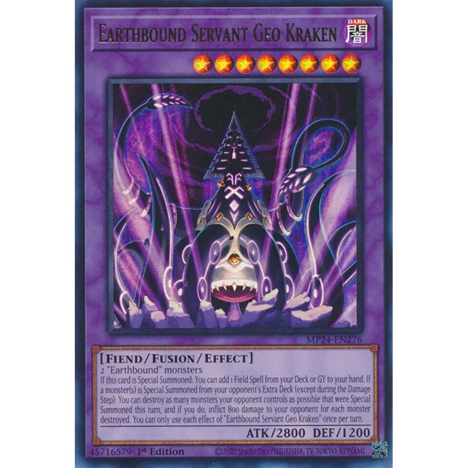 Image for Earthbound Servant Geo Kraken (MP24-EN276) - YuGiOh
