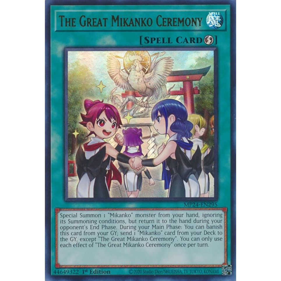 Image for The Great Mikanko Ceremony (MP24-EN295) - YuGiOh