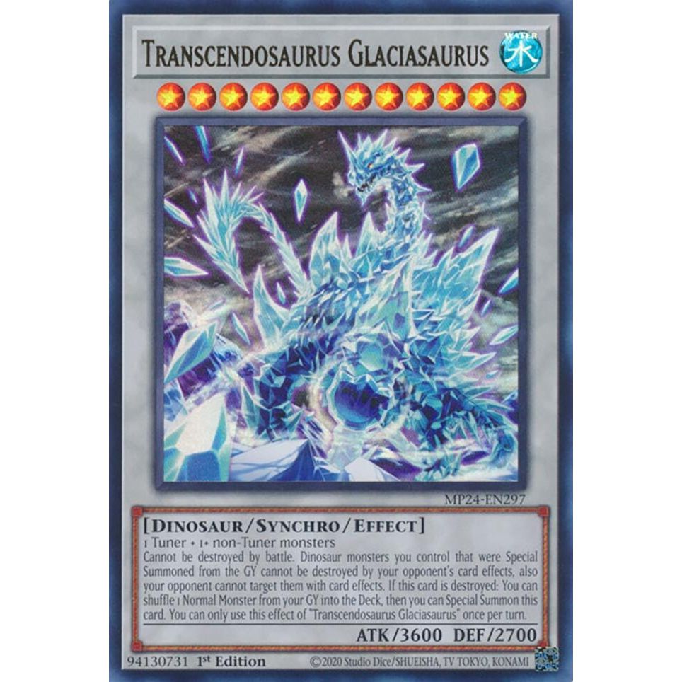 Image for Transcendosaurus Glaciasaurus (MP24-EN297) - YuGiOh