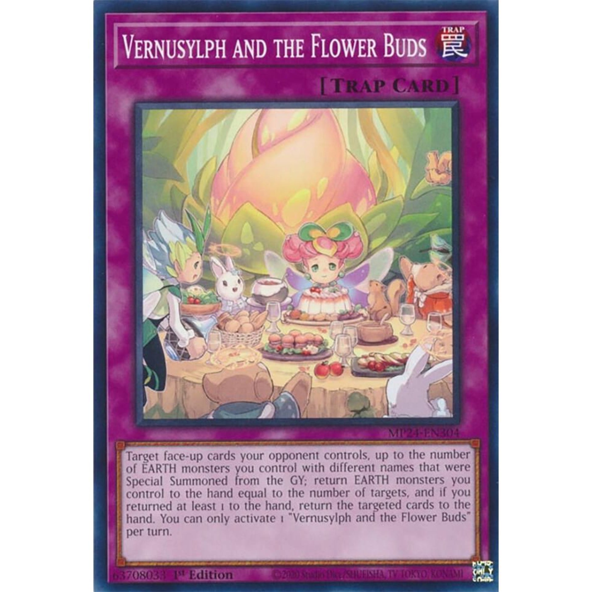 Image for Vernusylph and the Flower Buds (MP24-EN304) - YuGiOh