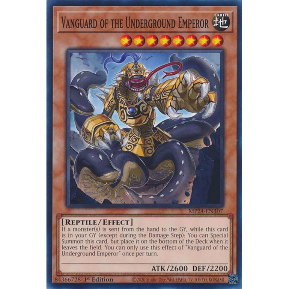 Image for Vanguard of the Underground Emperor (MP24-EN307) - YuGiOh
