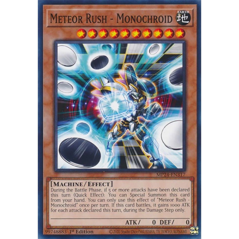 Image for Meteor Rush - Monochroid (MP24-EN317) - YuGiOh