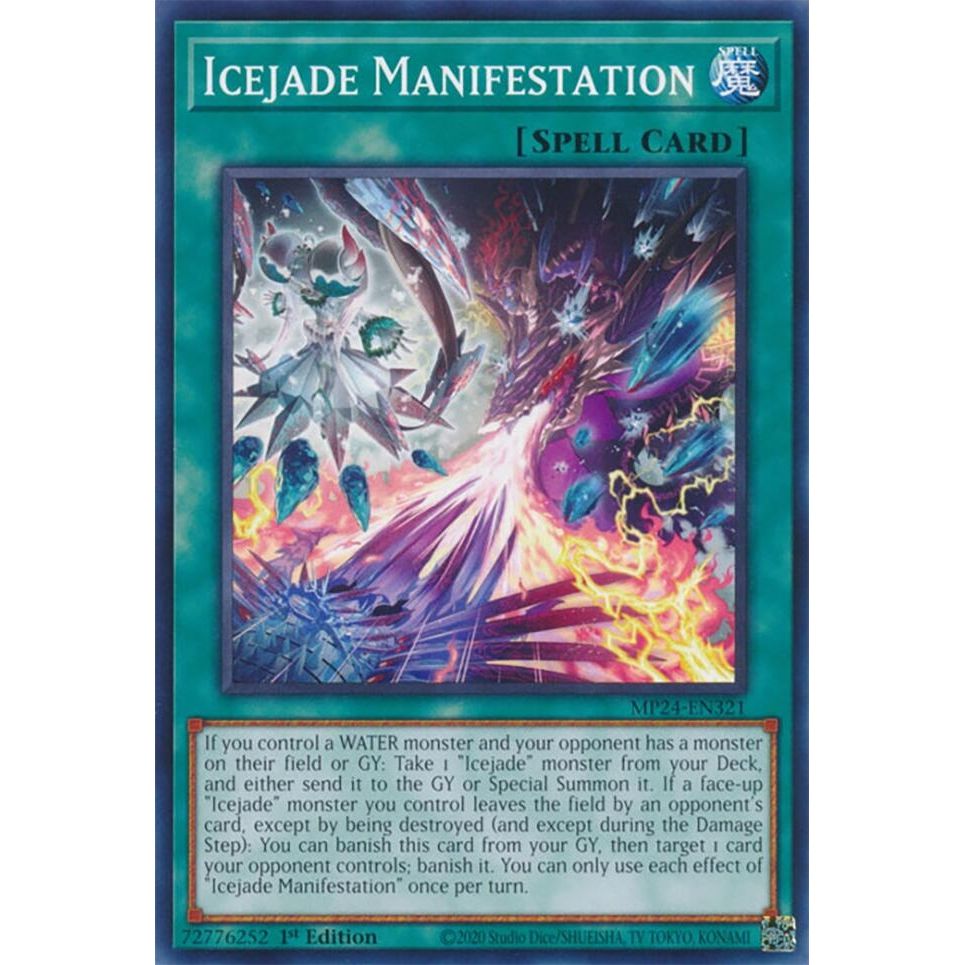Image for Icejade Manifestation (MP24-EN321) - YuGiOh
