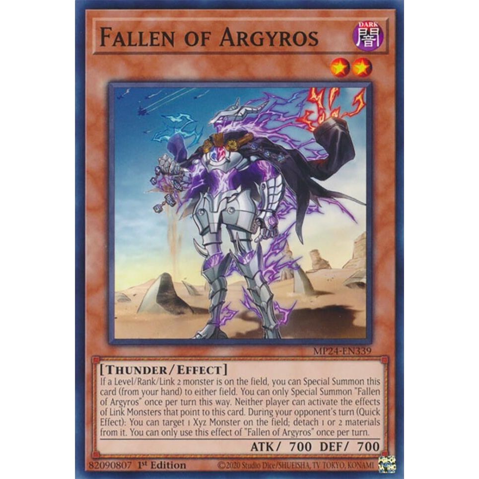 Image for Fallen of Argyros (MP24-EN339) - YuGiOh