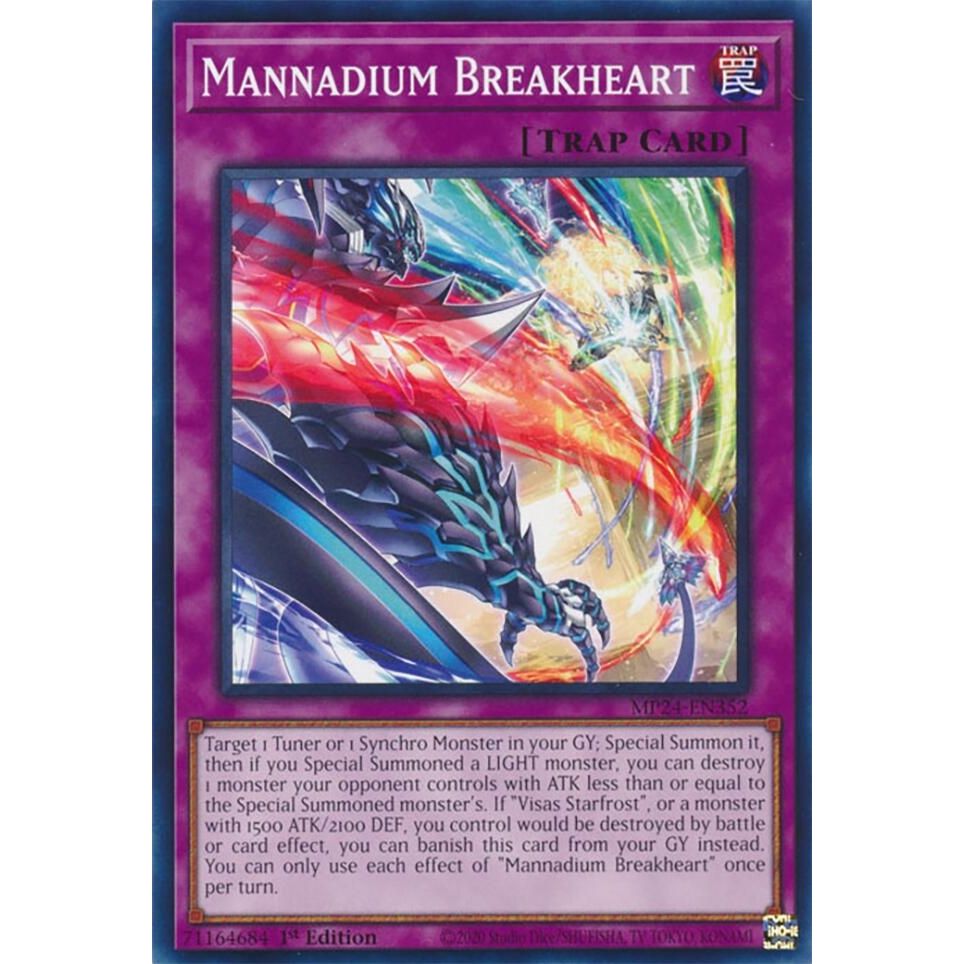 Image for Mannadium Breakheart (MP24-EN352) - YuGiOh