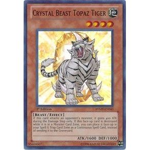 Image for Crystal Beast Topaz Tiger (RYMP-EN043) (RYMP) - YuGiOh