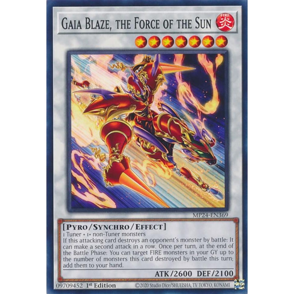 Image for Gaia Blaze, the Force of the Sun (MP24-EN369) - YuGiOh