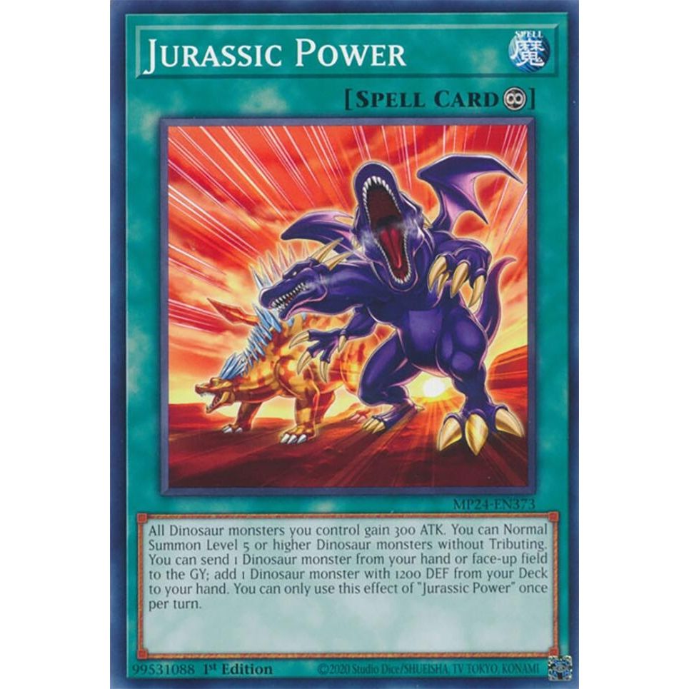 Image for Jurassic Power (MP24-EN373) - YuGiOh