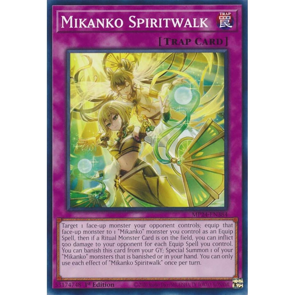 Image for Mikanko Spiritwalk (MP24-EN384) - YuGiOh