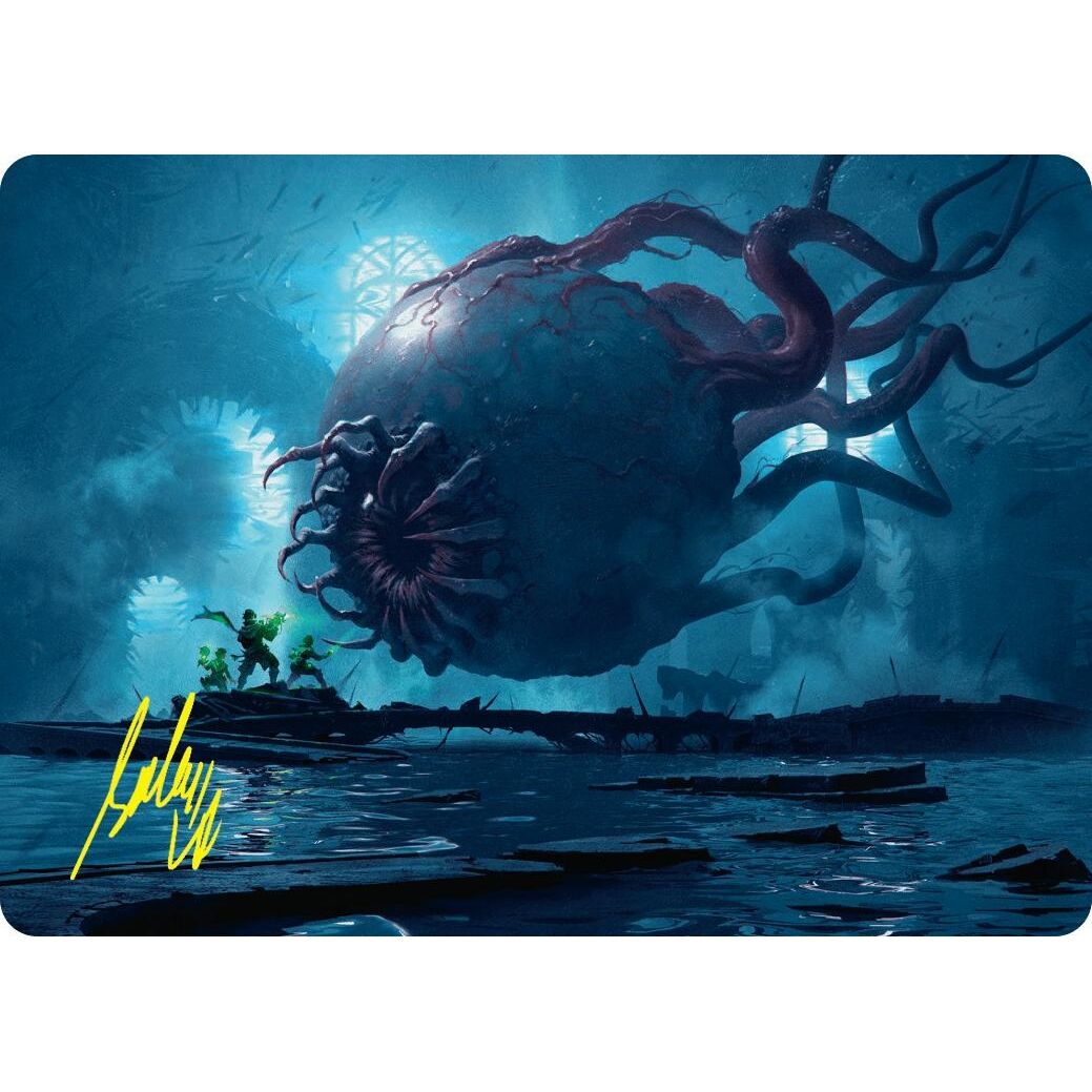 Image for Abhorrent Oculus Art Card (Gold-Stamped Signature) (3) (ASDSK) - Magic: The Gathering