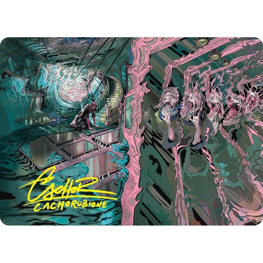 Image for Mirror Room // Fractured Realm Art Card (Gold-Stamped Signature) (36) (ASDSK) - Magic: The Gathering