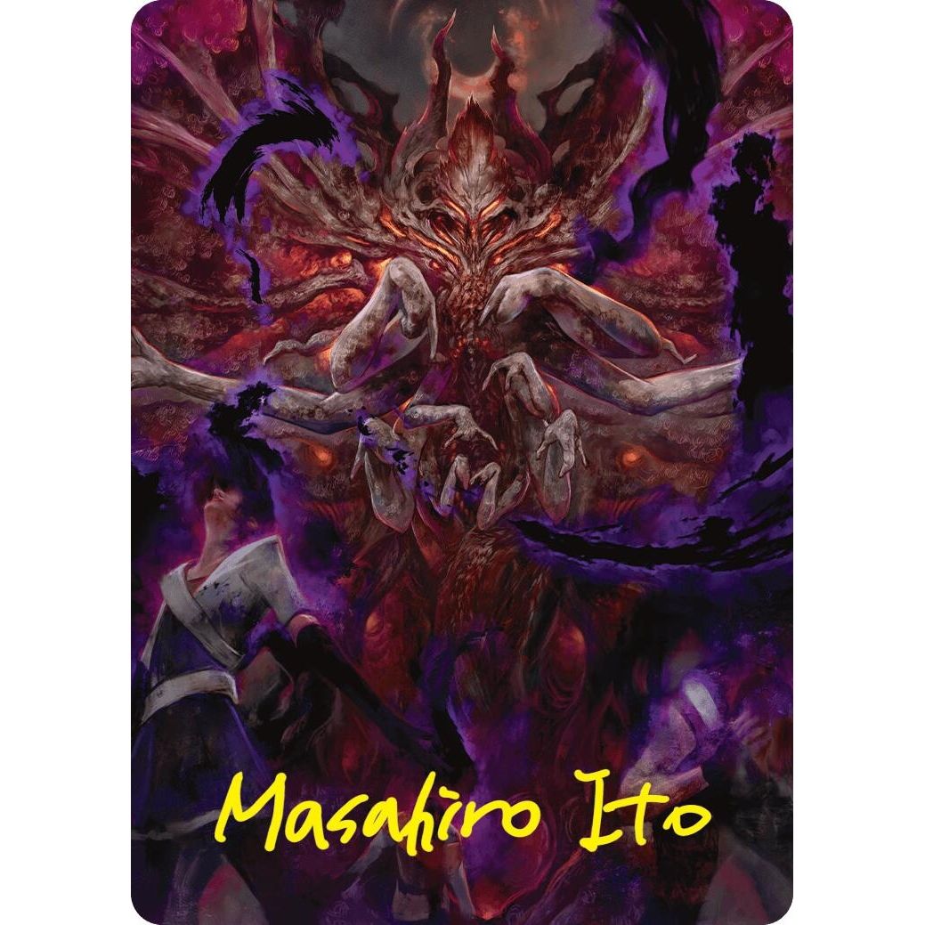 Image for Damnation Art Card (Gold-Stamped Signature) (53) (ASDSK) - Magic: The Gathering