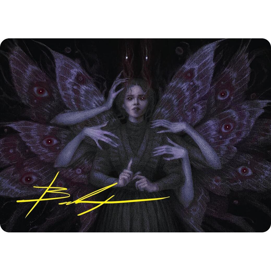 Image for Demonic Counsel Art Card (7/54) (Gold-Stamped Signature) (7) (ASDSK) - Magic: The Gathering