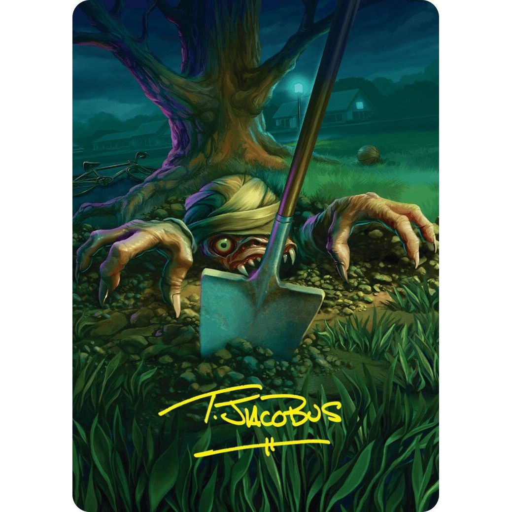 Image for Exhume Art Card (Gold-Stamped Signature) (52) (ASDSK) - Magic: The Gathering